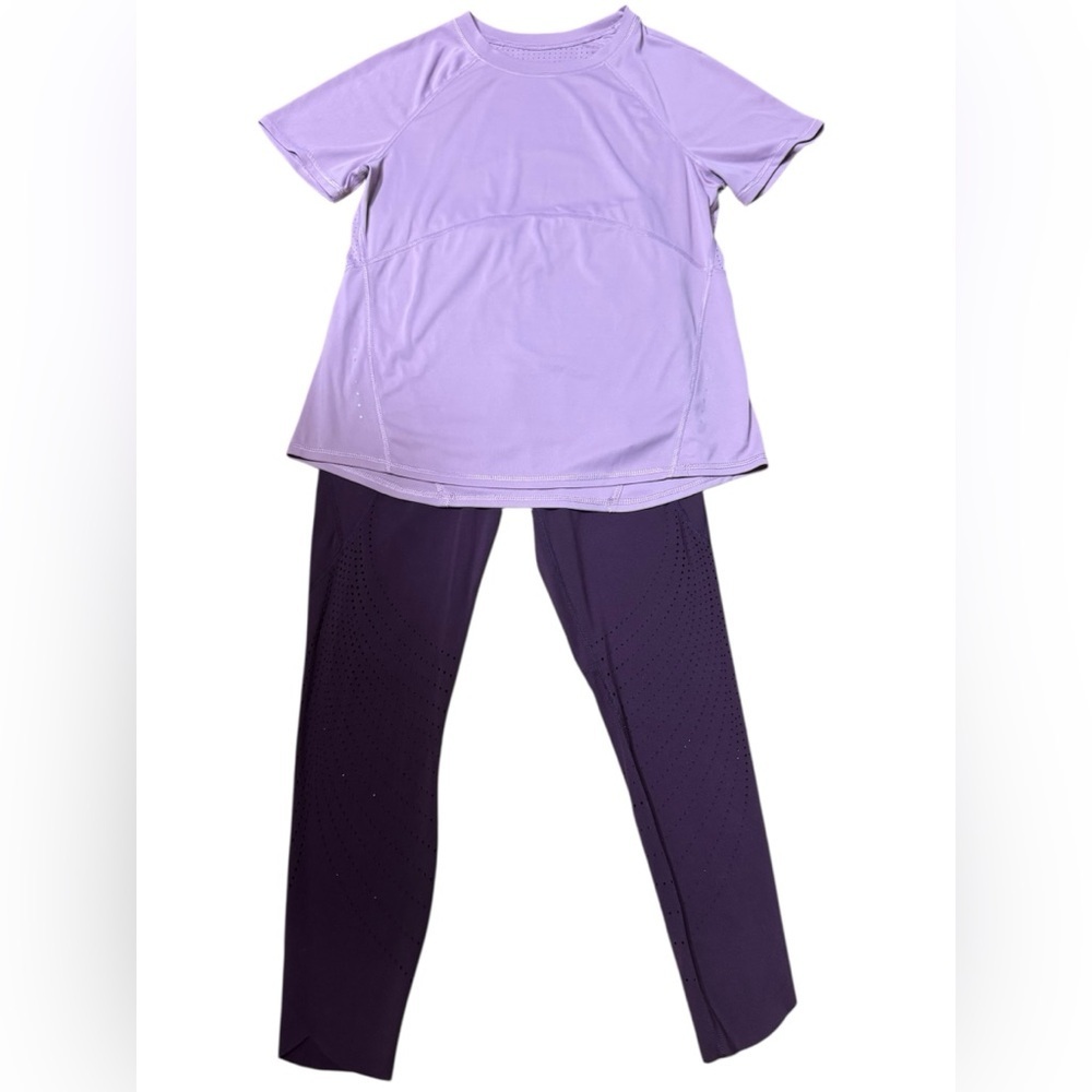 Avia Women’s Workout bundle Size Medium 8-10 Purple Ventilated Members Mark